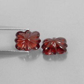  ct natürliche roter Almandin-Granat-Edelsteine, Transparent, Transparent / Lichtdurchlässig