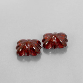  ct natürliche roter Almandin-Granat-Edelsteine, Transparent, Transparent / Lichtdurchlässig