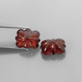  ct natürliche roter Almandin-Granat-Edelsteine, Transparent, Transparent / Lichtdurchlässig