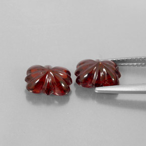  ct natürliche roter Almandin-Granat-Edelsteine, Transparent, Transparent / Lichtdurchlässig