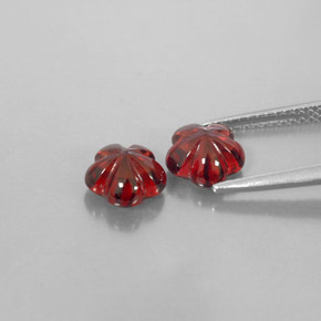  ct natürliche roter Almandin-Granat-Edelsteine, Transparent, Transparent / Lichtdurchlässig