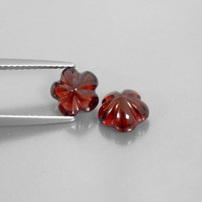  ct natürliche roter Almandin-Granat-Edelsteine, Transparent, Transparent / Lichtdurchlässig