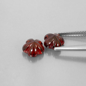  ct natürliche roter Almandin-Granat-Edelsteine, Transparent, Transparent / Lichtdurchlässig