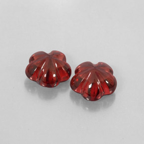  ct natürliche roter Almandin-Granat-Edelsteine, Transparent, Transparent / Lichtdurchlässig