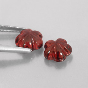  ct natürliche roter Almandin-Granat-Edelsteine, Transparent, Transparent / Lichtdurchlässig