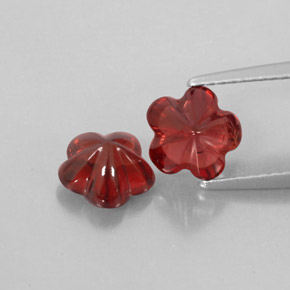  ct natürliche roter Almandin-Granat-Edelsteine, Transparent, Transparent / Lichtdurchlässig
