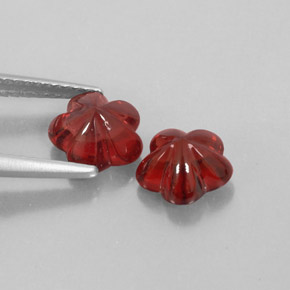  ct natürliche roter Almandin-Granat-Edelsteine, Transparent, Transparent / Lichtdurchlässig