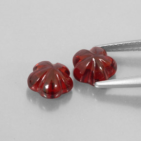  ct natürliche roter Almandin-Granat-Edelsteine, Transparent, Transparent / Lichtdurchlässig