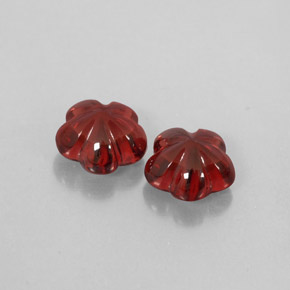  ct natürliche roter Almandin-Granat-Edelsteine, Transparent, Transparent / Lichtdurchlässig