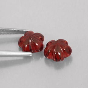  ct natürliche roter Almandin-Granat-Edelsteine, Transparent, Transparent / Lichtdurchlässig