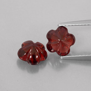  ct natürliche roter Almandin-Granat-Edelsteine, Transparent, Transparent / Lichtdurchlässig
