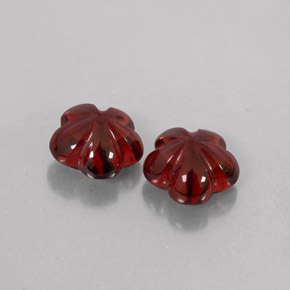  ct natürliche roter Almandin-Granat-Edelsteine, Transparent, Transparent / Lichtdurchlässig