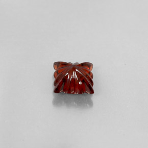 2,21 ctw natürlicher roter Almandin-Granat, Transparent, Transparent / Lichtdurchlässig