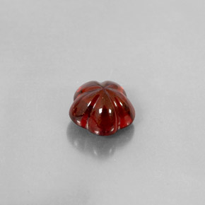 3,15 ctw natürlicher roter Almandin-Granat, Transparent, Transparent / Lichtdurchlässig