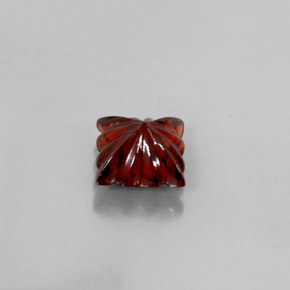 3,15 ctw natürlicher roter Almandin-Granat, Transparent, Transparent / Lichtdurchlässig