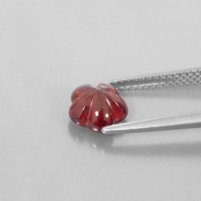 1,83 ctw natürlicher roter Almandin-Granat, Transparent, Transparent / Lichtdurchlässig