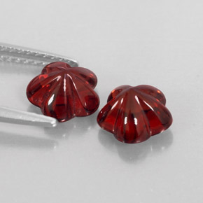  ct natürliche roter Almandin-Granat-Edelsteine, Transparent, Transparent / Lichtdurchlässig