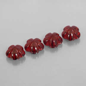  ct natürliche roter Almandin-Granat-Edelsteine, Transparent, Transparent / Lichtdurchlässig