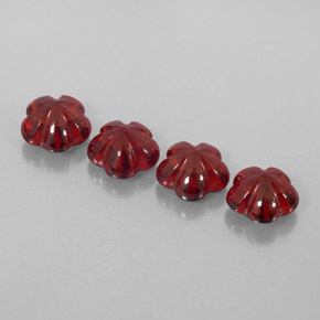  ct natürliche roter Almandin-Granat-Edelsteine, Transparent, Transparent / Lichtdurchlässig
