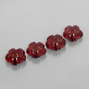  ct natürliche roter Almandin-Granat-Edelsteine, Transparent, Transparent / Lichtdurchlässig