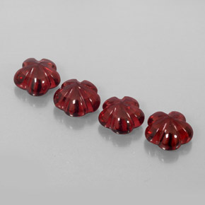  ct natürliche roter Almandin-Granat-Edelsteine, Transparent, Transparent / Lichtdurchlässig