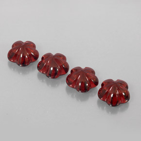  ct natürliche roter Almandin-Granat-Edelsteine, Transparent, Transparent / Lichtdurchlässig