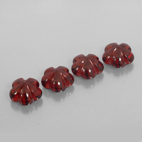  ct natürliche roter Almandin-Granat-Edelsteine, Transparent, Transparent / Lichtdurchlässig