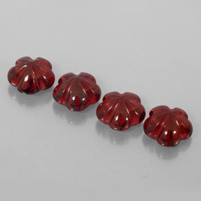  ct natürliche roter Almandin-Granat-Edelsteine, Transparent, Transparent / Lichtdurchlässig