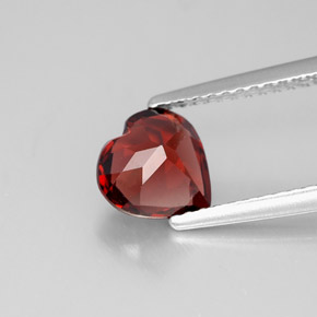 1,55 ctw natürlicher roter Almandin-Granat, Herzform, VS