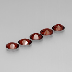  ct natürliche tiefrot Almandin-Granat-Edelsteine, Oval Schliff, VVS-VS