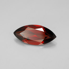 2,97 ctw natürlicher roter Almandin-Granat, Marquise, VVS-VS