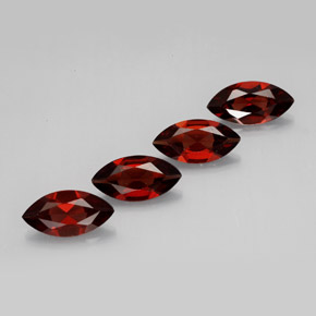  ct natürliche roter Almandin-Granat-Edelsteine, Marquise, VVS-VS