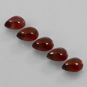  ct natürliche roter Almandin-Granat-Edelsteine, Transparent, Transparent / Lichtdurchlässig
