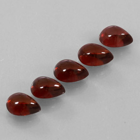  ct natürliche roter Almandin-Granat-Edelsteine, Transparent, Transparent / Lichtdurchlässig