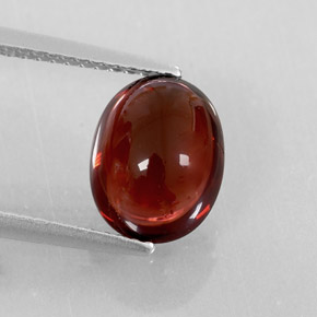 3,38 ctw natürlicher roter Almandin-Granat, Transparent, Transparent / Lichtdurchlässig