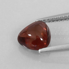 1,47 ctw natürlicher roter Almandin-Granat, Transparent, Transparent / Lichtdurchlässig