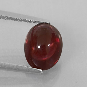 2,94 ctw natürlicher roter Almandin-Granat, Transparent, Transparent / Lichtdurchlässig