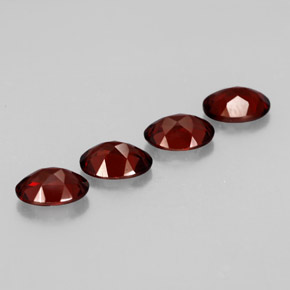 ct natürliche roter Almandin-Granat-Edelsteine, Oval Schliff, VVS-VS