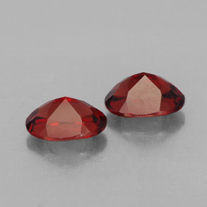  ct natürliche roter Almandin-Granat-Edelsteine, Oval Schliff, VVS