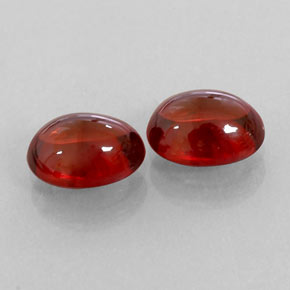  ct natürliche tiefrot Almandin-Granat-Edelsteine, Transparent, Transparent / Lichtdurchlässig