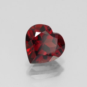1,59 ctw natürlicher roter Almandin-Granat, Herzform, VVS