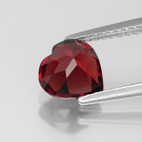 1,59 ctw natürlicher roter Almandin-Granat, Herzform, VVS