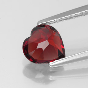 1,33 ctw natürlicher roter Almandin-Granat, Herzform, VVS