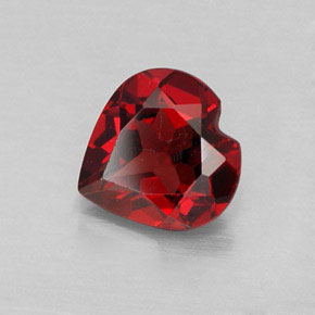 1,35 ctw natürlicher roter Almandin-Granat, Herzform, VVS-VS