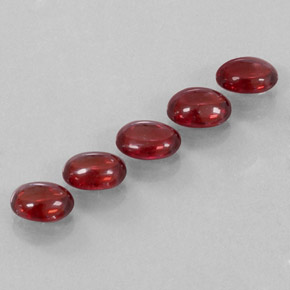  ct natürliche roter Almandin-Granat-Edelsteine, Transparent, Transparent / Lichtdurchlässig