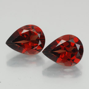  ct natürliche roter Almandin-Granat-Edelsteine, Birnenform, VS