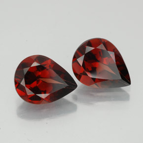  ct natürliche roter Almandin-Granat-Edelsteine, Birnenform, VS