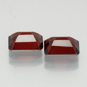  ct natürliche roter Almandin-Granat-Edelsteine, Smaragdschliff, VS