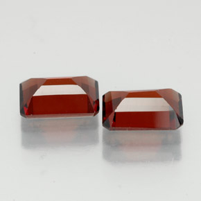  ct natürliche roter Almandin-Granat-Edelsteine, Smaragdschliff, VS