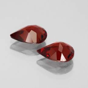  ct natürliche tiefrot Almandin-Granat-Edelsteine, Birnenform, VVS-VS